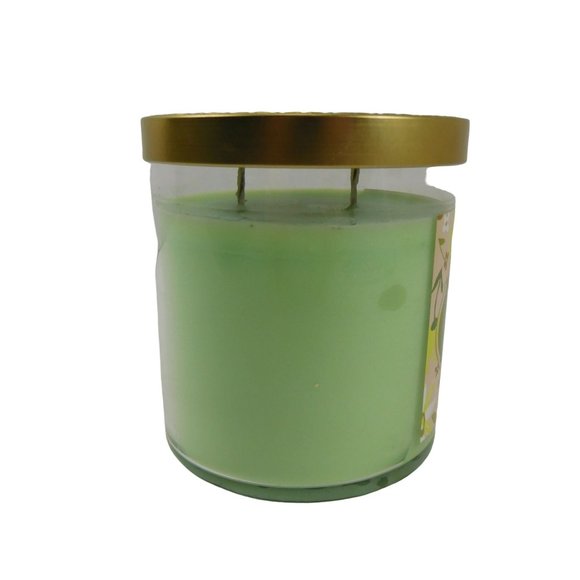 Opalhouse 15.1oz Lidded Glass Jar 2-Wick Candle Wildflowers Soy Wax Blend - Picture 5 of 10